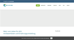 Desktop Screenshot of mehr-vom-leben.at